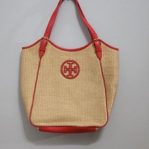TORY BURCH STRAW BAG